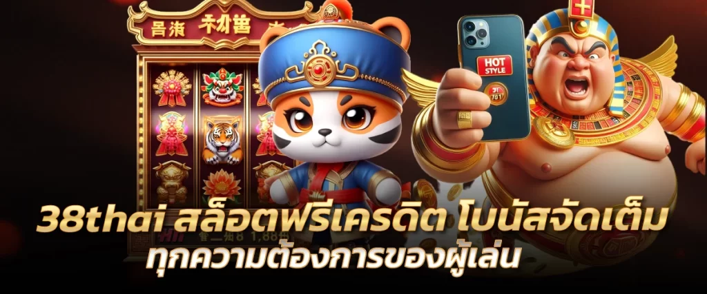 38thai สล็อตฟรีเครดิต โบนัสจัดเต็ม ทุกความต้องการของผู้เล่น